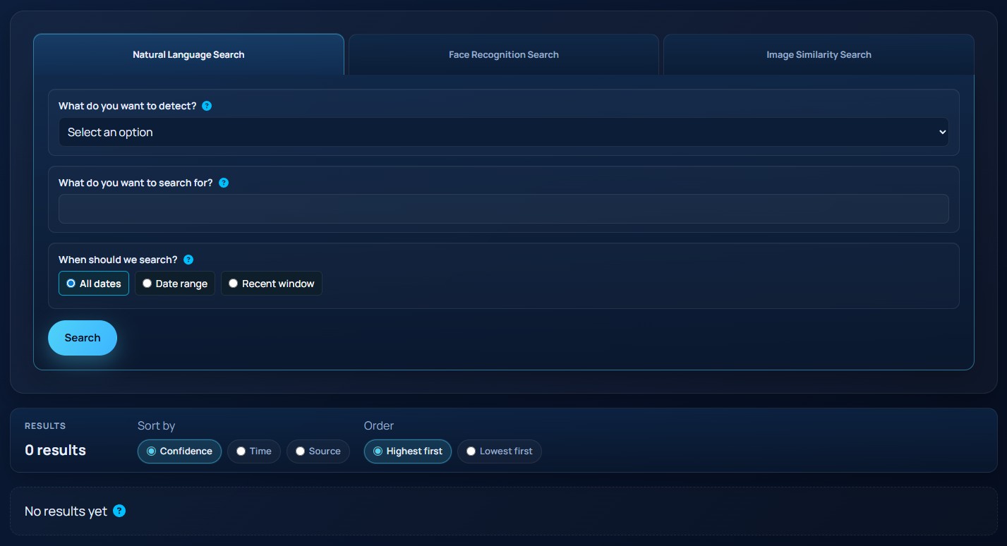 EyesOnIt Full Archive Search UI