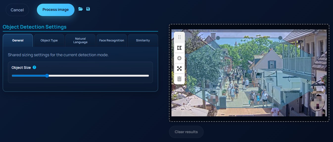 EyesOnIt Image Processing Initial View