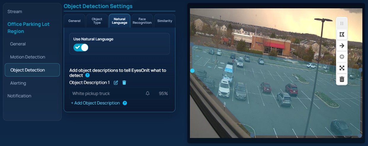 EyesOnIt Monitoring General Settings